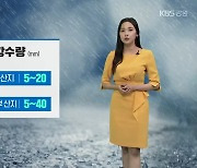 [날씨] 강원 내일까지 최대 40mm 비…영서 폭염특보