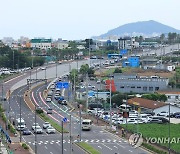 제주국제공항 앞 지하차도 임시 개통