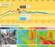 [오늘의 그래픽] 폭염 시기, 아스팔트보다 버스정류장이 더 뜨거웠다