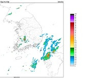 전북 임실에 시간당 60mm 이상 집중호우, 침수 주의