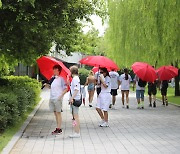 [포토] 순천 찾은 독일 태권도 선수단