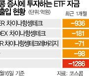 中경제 가라앉자···홍콩지수 ETF서 한달새 1300억 '썰물'