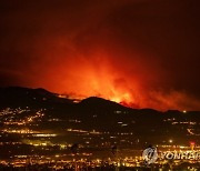 APTOPIX Spain Wildfire Tenerife