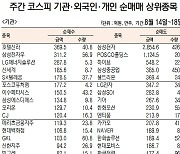 [데이터로 보는 증시]호텔신라· POSCO홀딩스, 기관·외국인 주간 코스피 순매수 1위(8월 14일~18일)