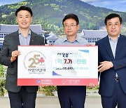 경북도청 직원 6962명, 이웃돕기 성금 1억7798만원 전달