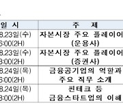 투자자교육협의회, 금융투자업권 취준생 대상 직무 콘서트 개최