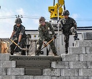 한·미 해군, 연합 항만 복구훈련