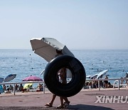 FRANCE-NICE-DAILY LIFE-HEATWAVE