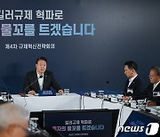 규제혁신전략회의 주재하는 윤석열 대통령