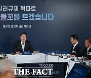 尹, 산업단지·환경·고용 규제 완화 논의…"킬러규제, 빠른 속도로 제거해야"