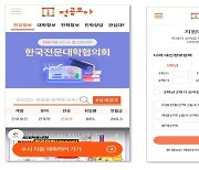 수시 전문대학 합격 예측은 ‘전공모아’ 앱에서