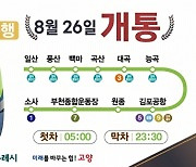 고양시, 서해선 일산역 연장 개통, 25일 개통식 개최