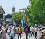 전주한옥마을, 올 상반기 813만여명 방문...세계적 관광지 반열에