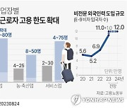 [그래픽] 업종·사업장별 외국인 근로자 고용 한도 확대