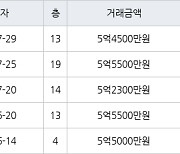 용인 공세동 공세대주피오레2단지 150㎡ 5억4500만원에 거래