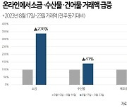 후쿠시마 오염수 방류에 소금, 냉동 수산물 거래액 급증