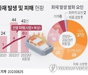 [그래픽] 전기차 화재 발생 및 피해 현황