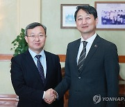 중국 상무부 국제무역담판대표 만난 안덕근 본부장