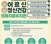 의료 사각지대에 노인 우울증…고양시, 어르신 정신건강 치료비 지원