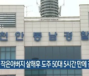 작은아버지 살해후 도주 50대 5시간 만에 검거