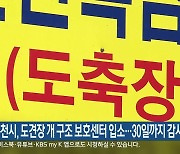 춘천시, 도견장 개 구조 보호센터 입소…30일까지 감시