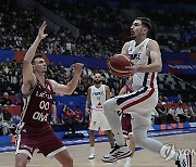 World Cup France Latvia Basketball