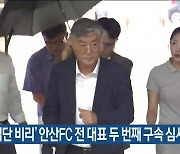 ‘선수 입단 비리’ 안산FC 전 대표 두 번째 구속 심사 열려