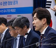 우리 해역 방사능 안전 관리 현황 설명하는 박성훈 해수부 차관