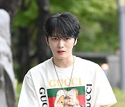 [Ms포토] 김재중 '오랜만에 지상파 나들이'