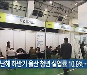 지난해 하반기 울산 청년 실업률 10.9%…전국 최고