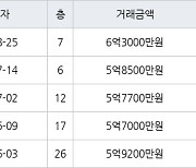 용인 중동 신동백롯데캐슬에코1단지 84㎡ 6억3000만원에 거래