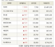 [fnRASSI]장마감, 거래소 상승 종목(디와이 30.0% ↑)