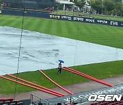 '또 비가 오네' 한숨 짓는 KBO 경기위원...광주경기 이틀연속 우취, KIA 20번째 역대급 [오!쎈 광주]