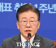 '취임 1주년' 이재명, '무능 폭력' 尹정권 맞서 '무기한 단식' 선언 [TF사진관]