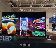 [IFA 2023/포토] "안녕하세요 LG 패널단 삼성 OLED TV입니다"