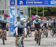 광주 충장축제 '자전거 홍보단' 출정