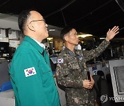 이한경 본부장, 공군작전사령부 한국항공우주작전본부 방문