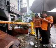 남화영 소방청장, 부산 목욕탕 화재현장 점검