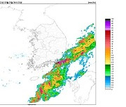 경남 거제에 시간당 60mm 이상 집중호우, 침수 주의