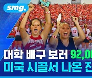 [스포츠머그] 인구 180만 도시에서 나온 세계기록?…대학여자배구에 '여자 스포츠' 최다 관중