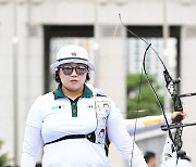 [Ms포토] 유수정 '호흡 가다듬고'