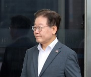 단식천막 향하는 이재명 대표