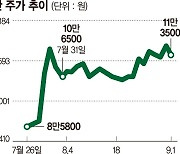 지주사 죽 쑤는데… 두산 ‘나홀로 강세’