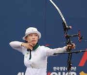 리커브 여자부 우승 차지한 정다소미