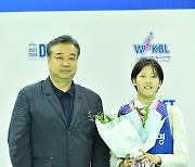 [JB포토] WKBL 드래프트, 삼성생명 2라운드 3순위 숭의여고 김수인 선발