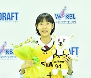 [JB포토] WKBL 드래프트, 전체 1순위로 KB에 지명된 수피아여고 고현지