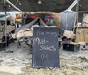 USA NEVADA BURNING MAN RAIN AND MUD