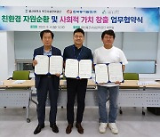 울산북구시설공단, 기업과 손잡고 폐플라스틱 새활용 사업 한다