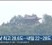 울산 오늘 낮 최고 28.6도…내일 22~28도