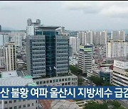 부동산 불황 여파 울산시 지방세수 급감